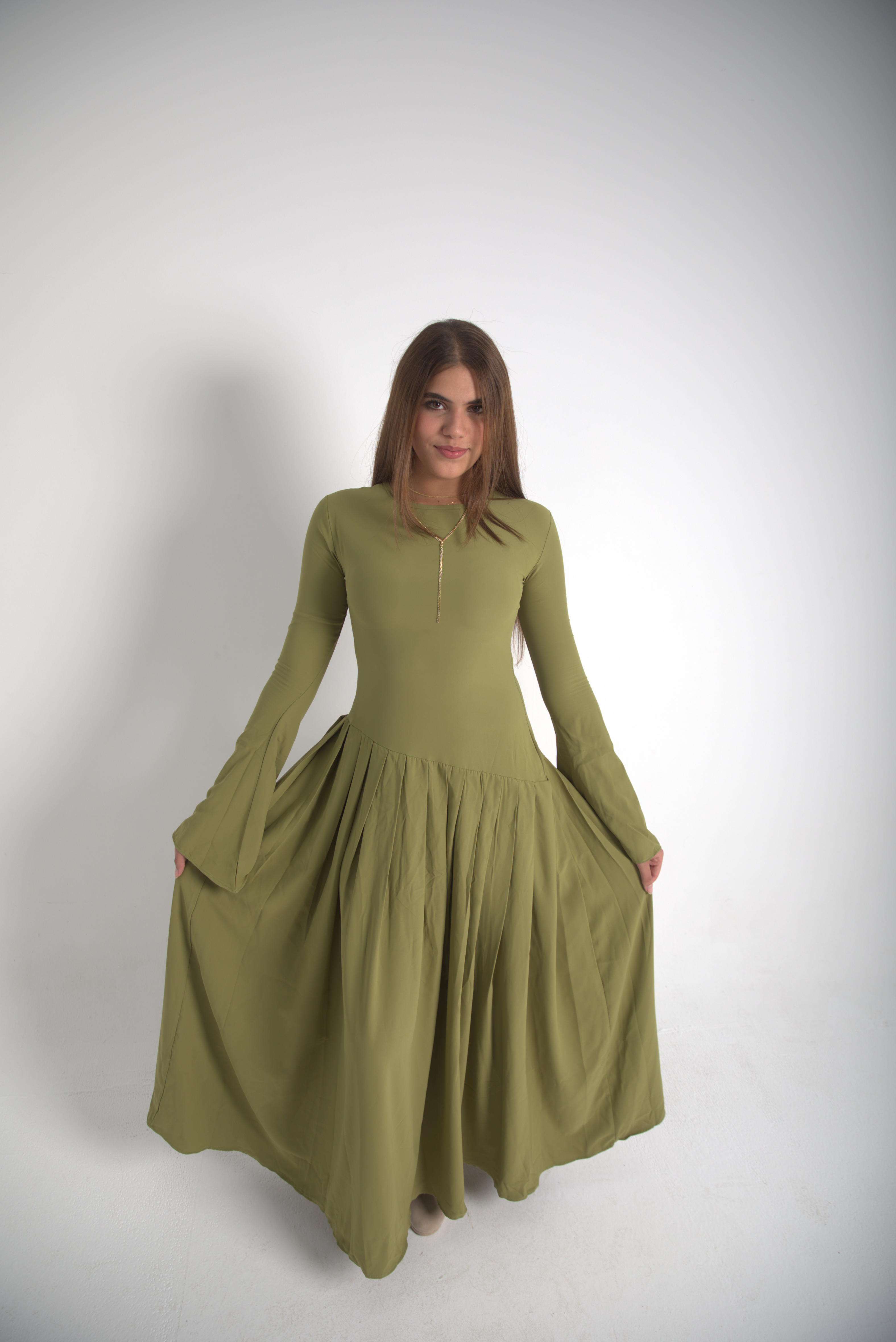 Luz de Olivo long sleeves Dress