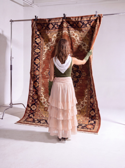 Ruffles tie skirt